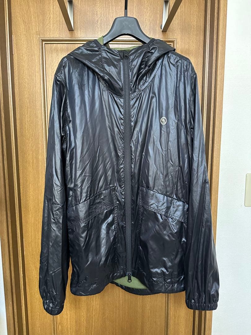 charbon シャルボン　フード付きナイロンジャケット M ブラック charbon シャルボン フード付きナイロンジャケット M ブラック