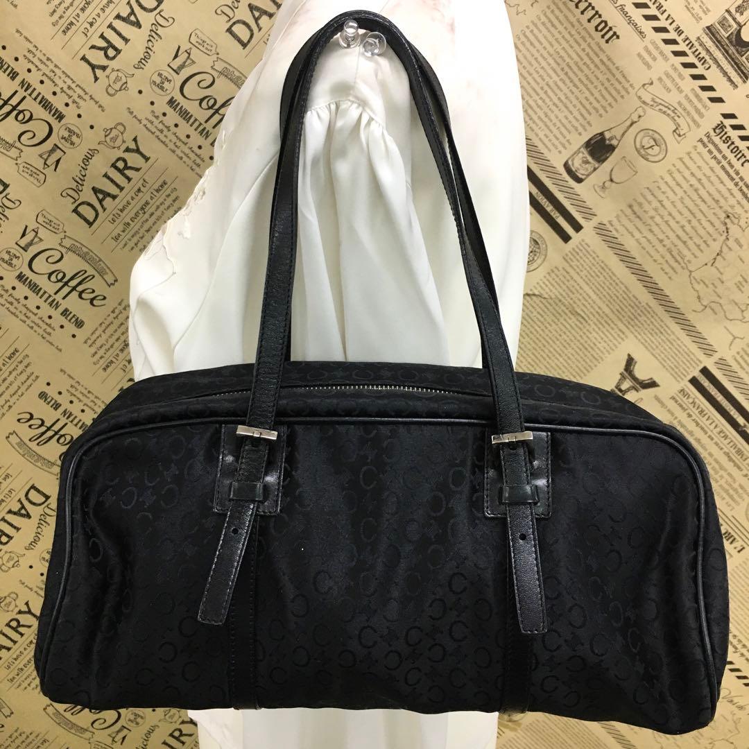 セリーヌ トート ドラム ボストンバッグ Cマカダム フォーマル FR512