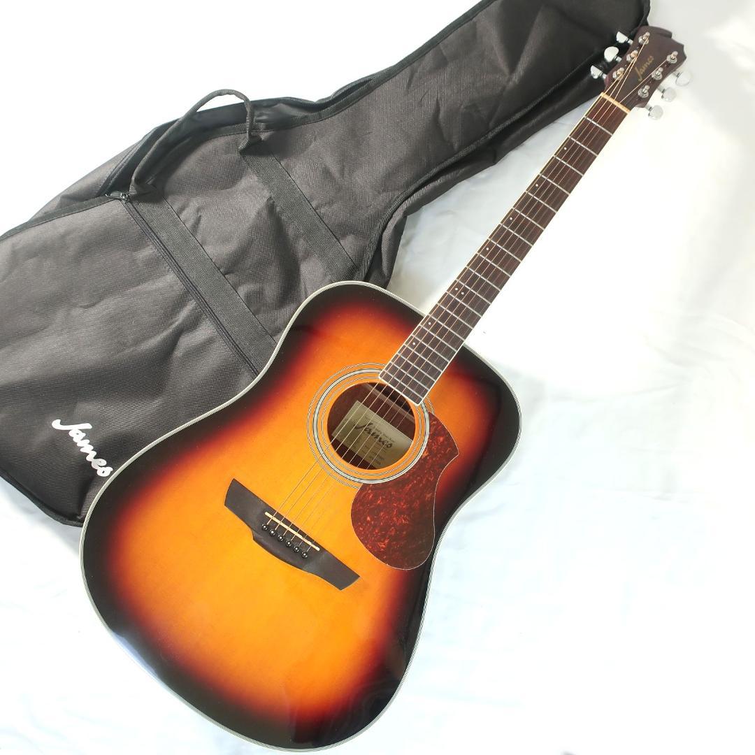 ほぼ未使用 James J-300D BBT ギター ケース付 トップ単板