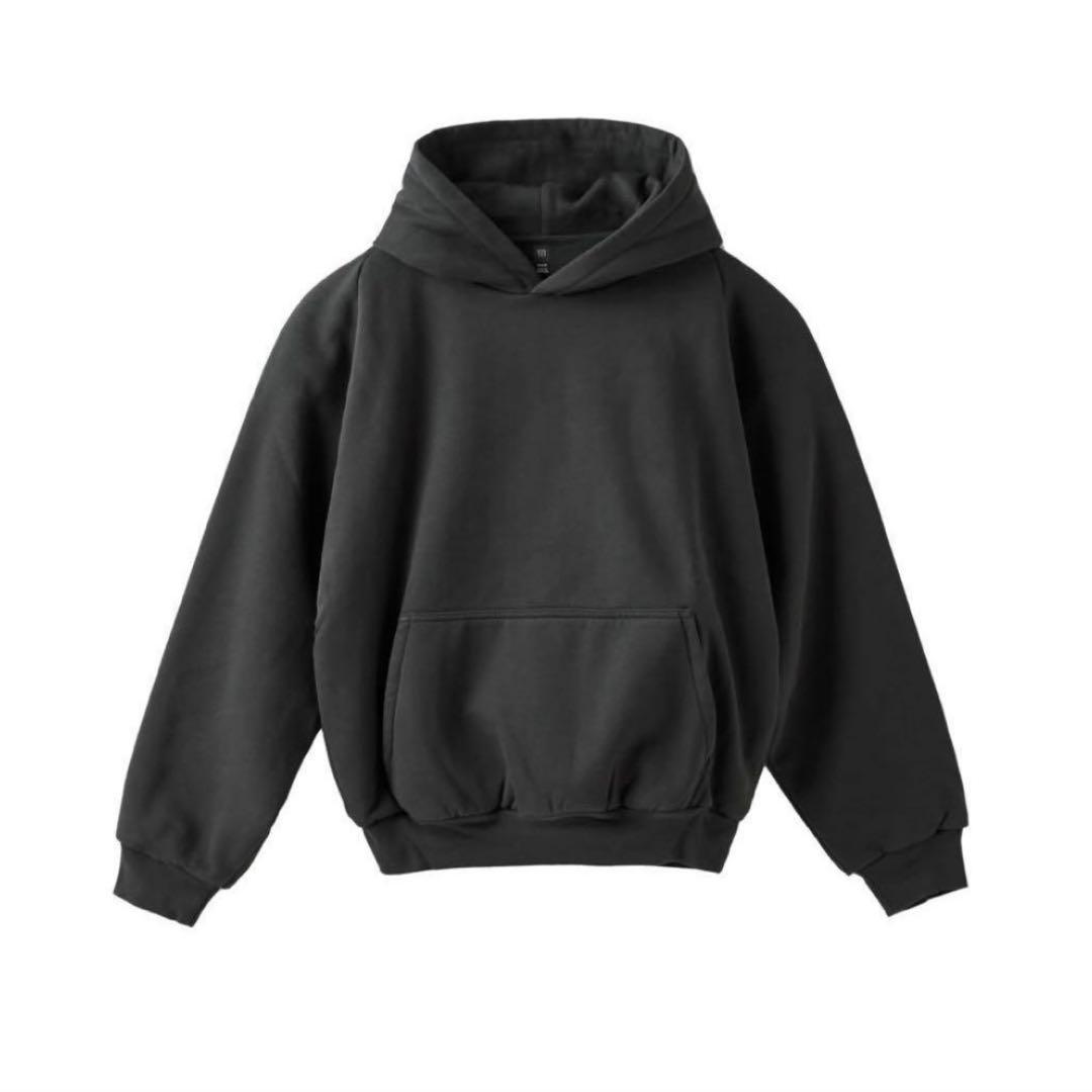 新品Yeezy Gap Balenciaga LOGO HOODIE black