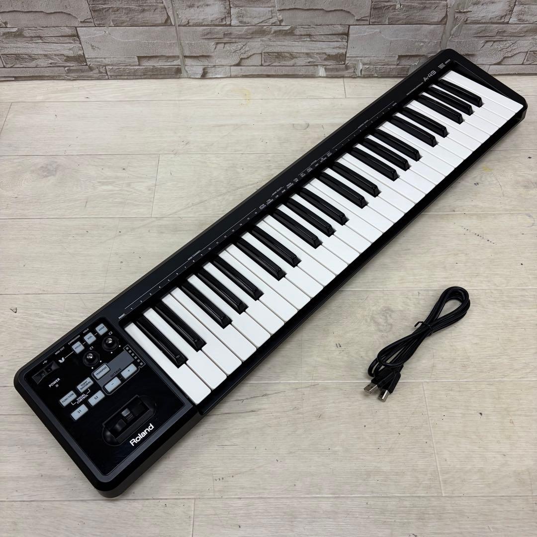 Roland ローランド 49鍵盤 USB MIDIキーボード A-49 ②
