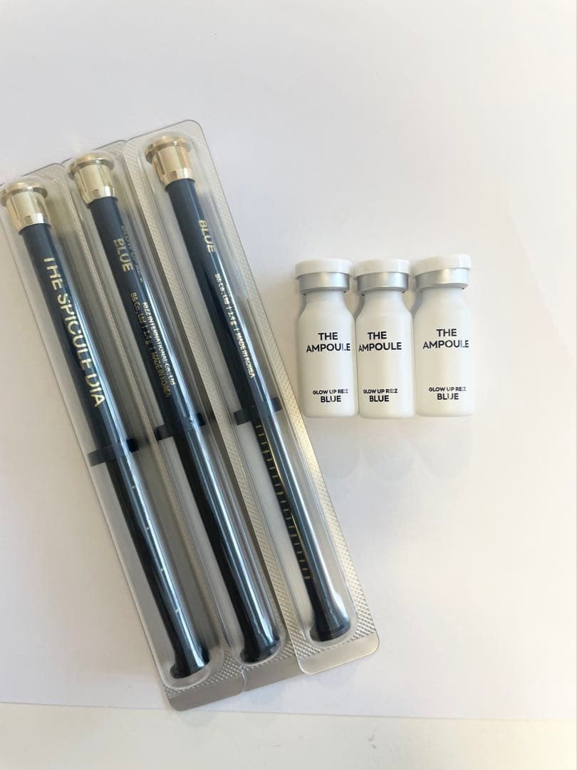 正規品 グローアップリズ ダイヤモンドスピキュール アンプル＆美容液３本セット