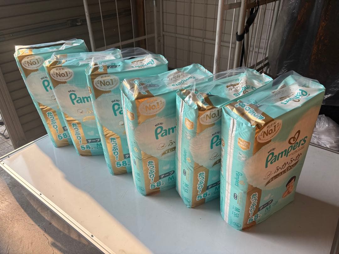 Pampers Mサイズ テープ 58枚入り✖️6袋