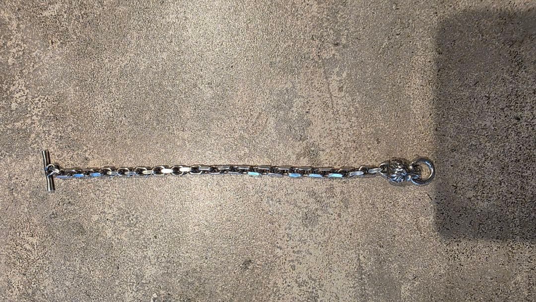 bill wall leather animal head ブレスレット