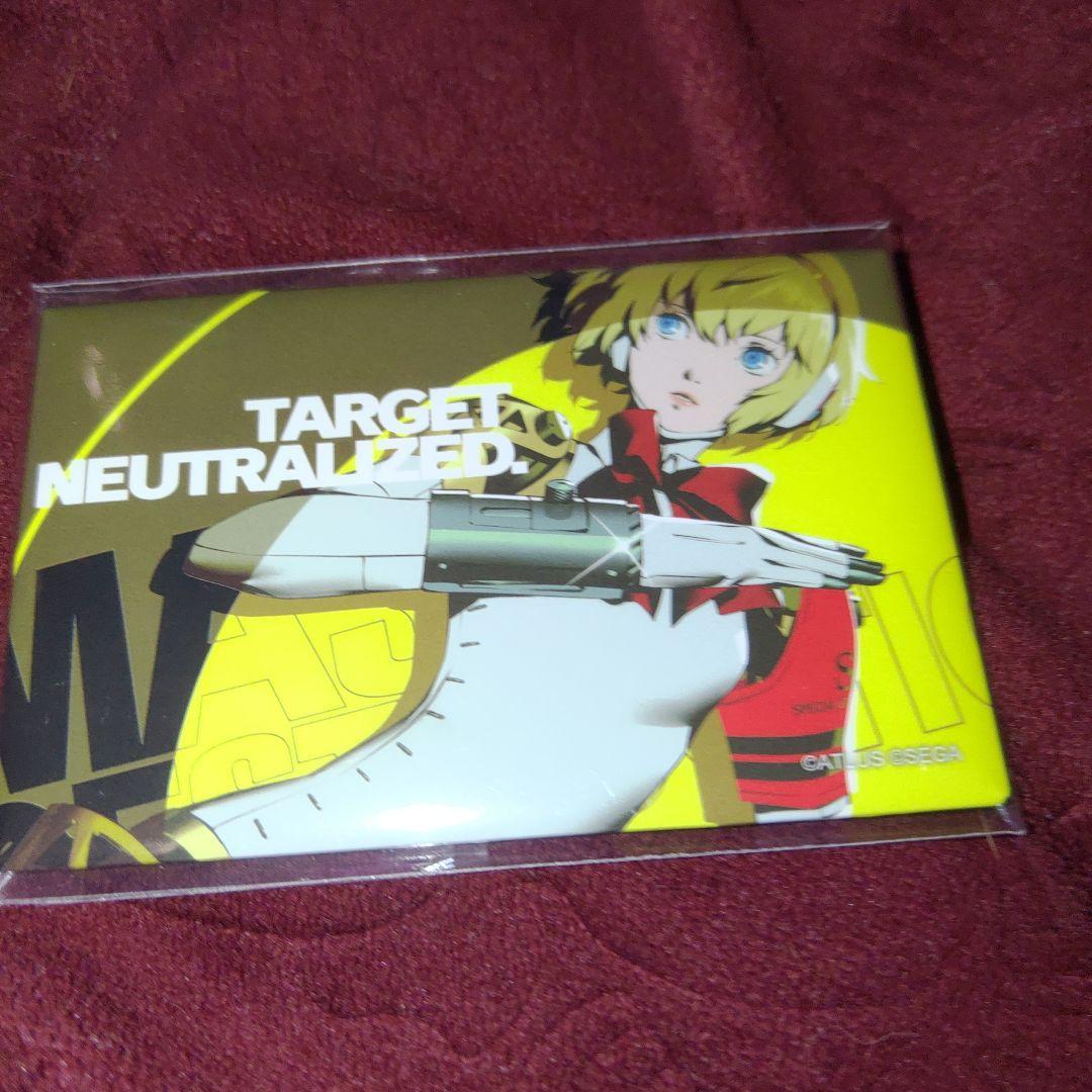 (9) 未使用　ペルソナ3リロード　総攻撃　缶バッジ　アイギス