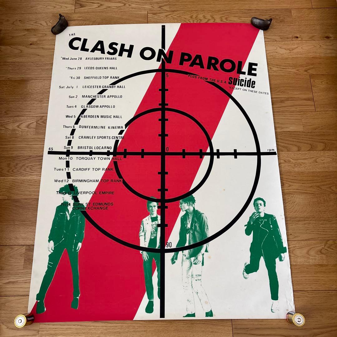 The CLASH／CLASH ON PAROLE TOUR　大型ポスター