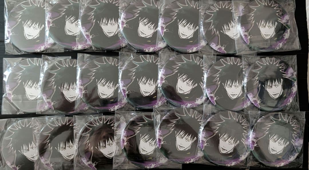 呪術廻戦 呪術廻戦展 伏黒恵 缶バッジ