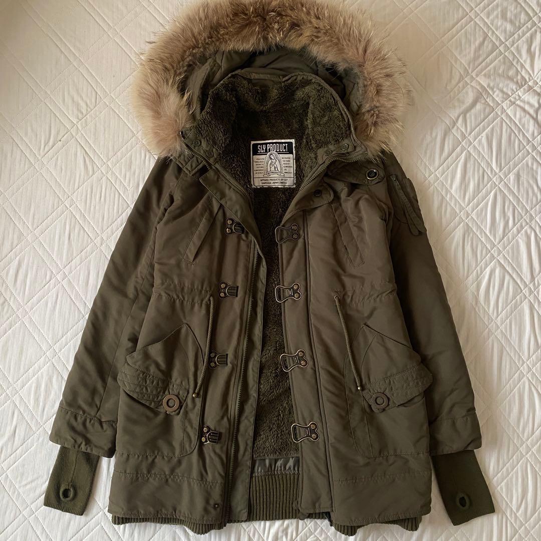【SLY 】N3B モッズコート カーキ ミリタリー Mスライy2k 平成ギャル