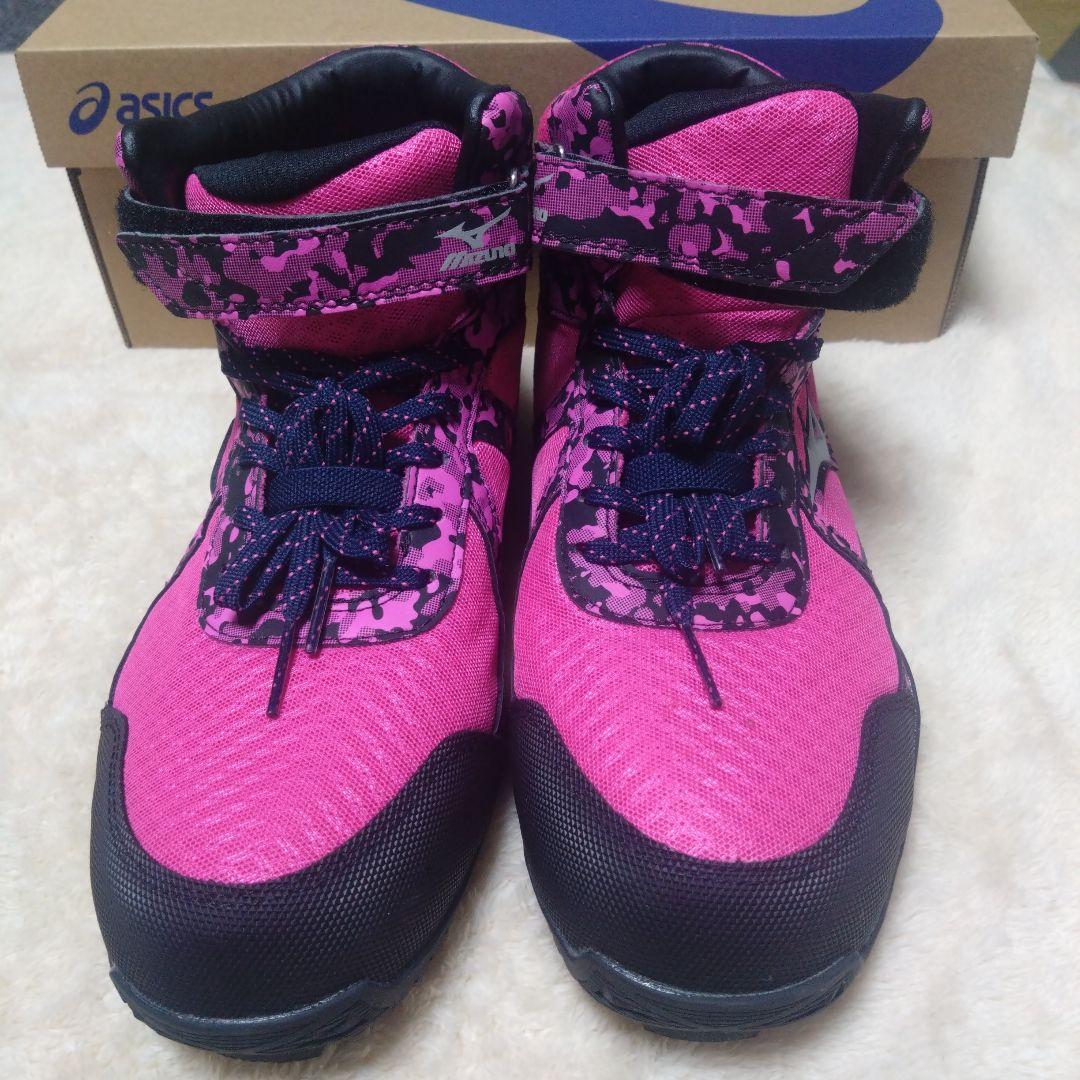 Mizuno 安全靴 26.0 cm ピンク/黒