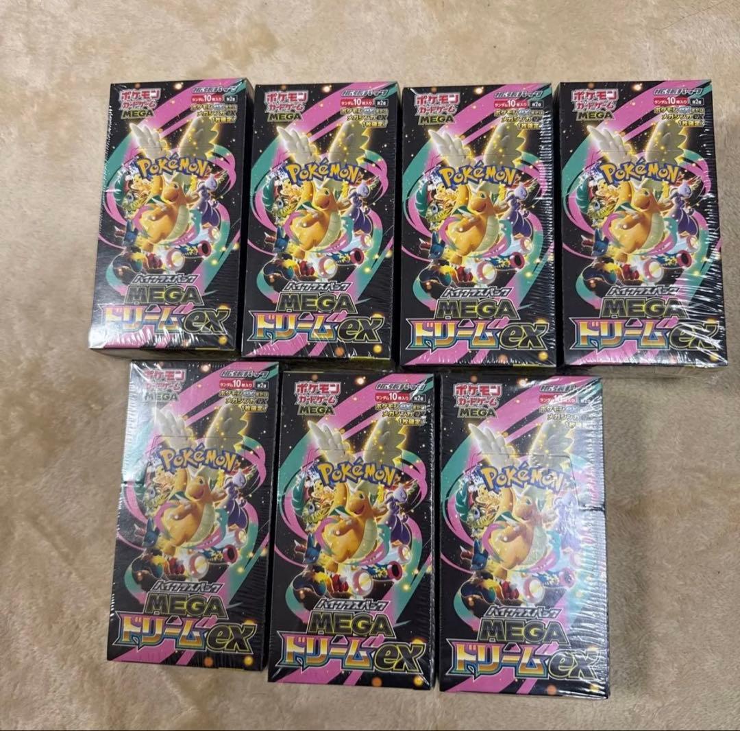 ポケモンカード MEGAドリームex 7BOXシュリンク付き