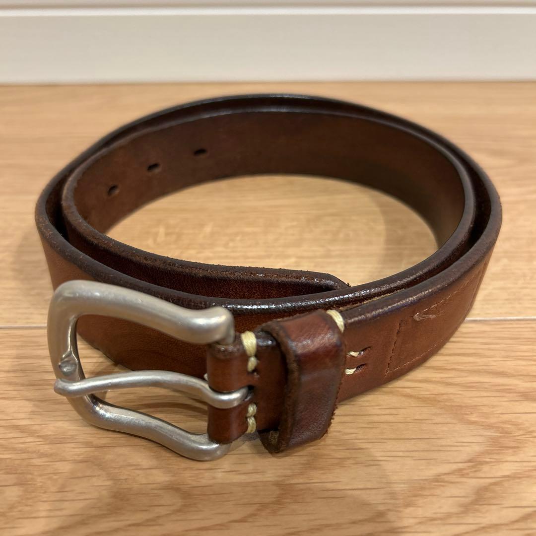 ビンテージワークス レザーベルト 茶色 DH5702