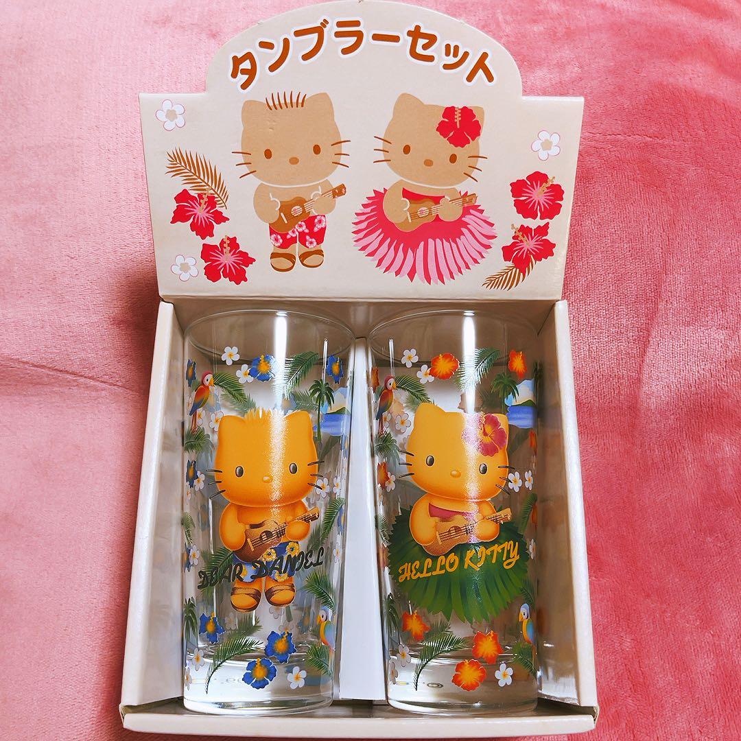 希少レア　ハローキティ　ダニエル　日焼け　ハワイ　タンブラーセット　1999
