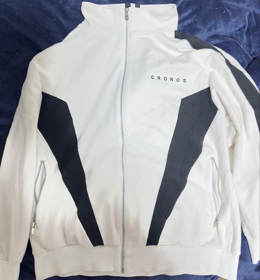 CRONOS ホワイト ブラック ジャケット パンツ セット