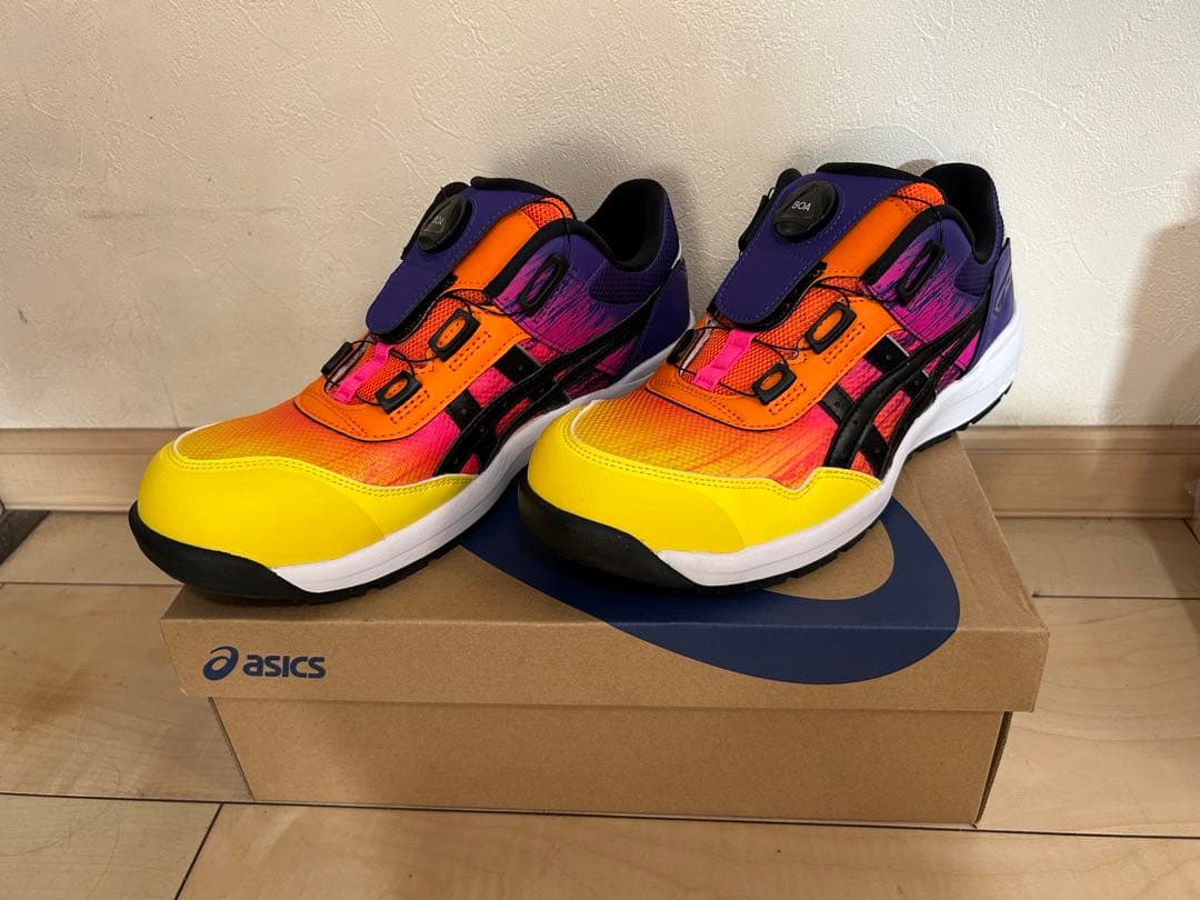 アシックス　安全靴 26.0cm ゴールデンイエロー✕ブラック　限定カラー