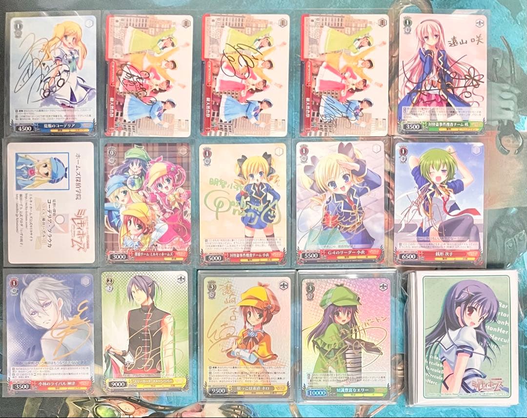 ヴァイスシュヴァルツ ミルキィホームズ 過去弾3種 RR以下 4コン