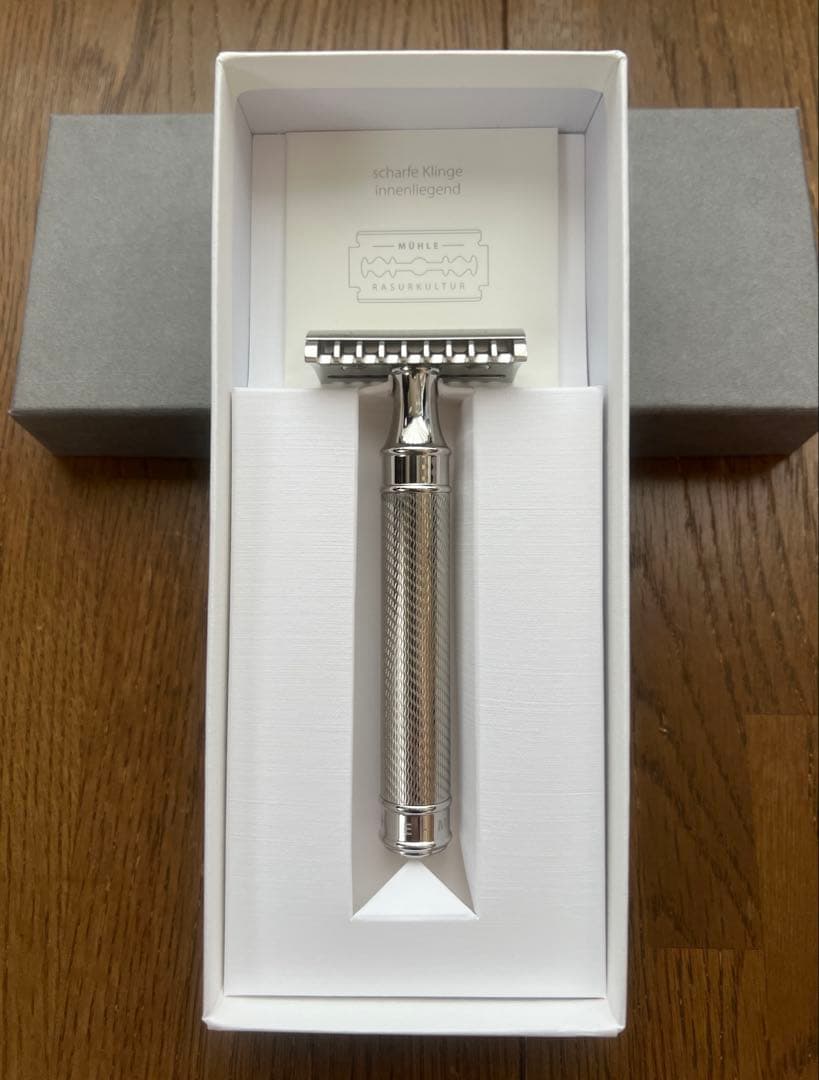 ミューレ MUHLE R41GSステンレス製両刃カミソリ