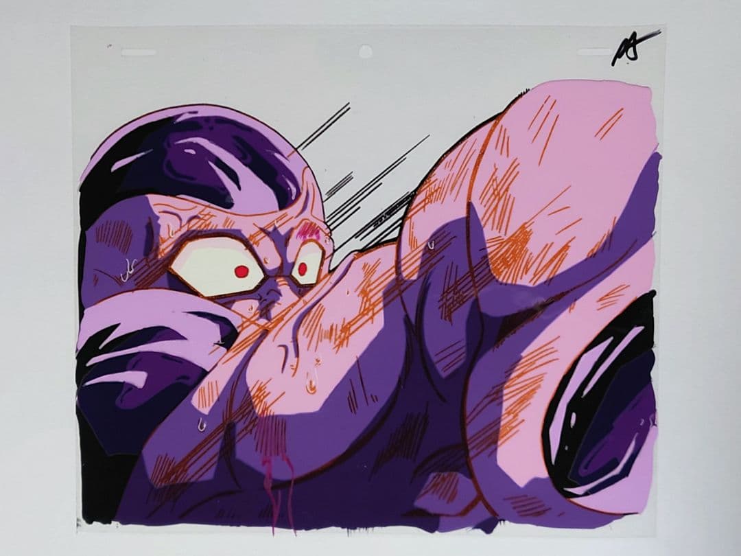 ドラゴンボールZ セル画 動画 作画記録 フリーザ Cel Genga Frieza being spared by Goku Cel of Dragon Ball Z ドラゴンボールZ