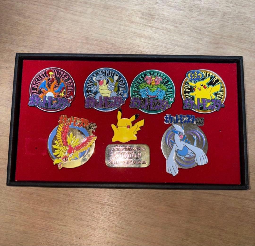 ポケモン　ミレニアムバッジ2000 新品]ポケットモンスターミレニアムバッジ2000年 - メルカリ