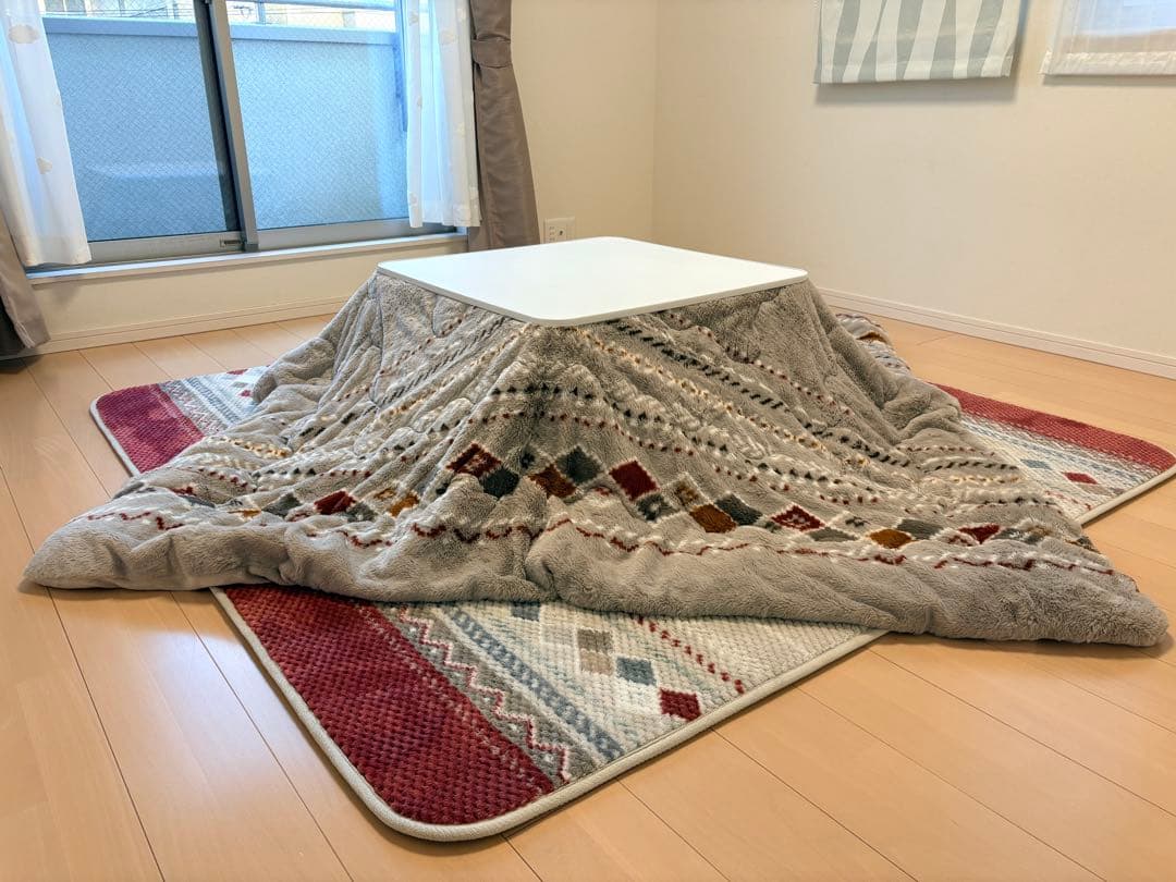 ニトリ リバーシブルコタツ 70cm 掛布団 床マット セット 2024年製