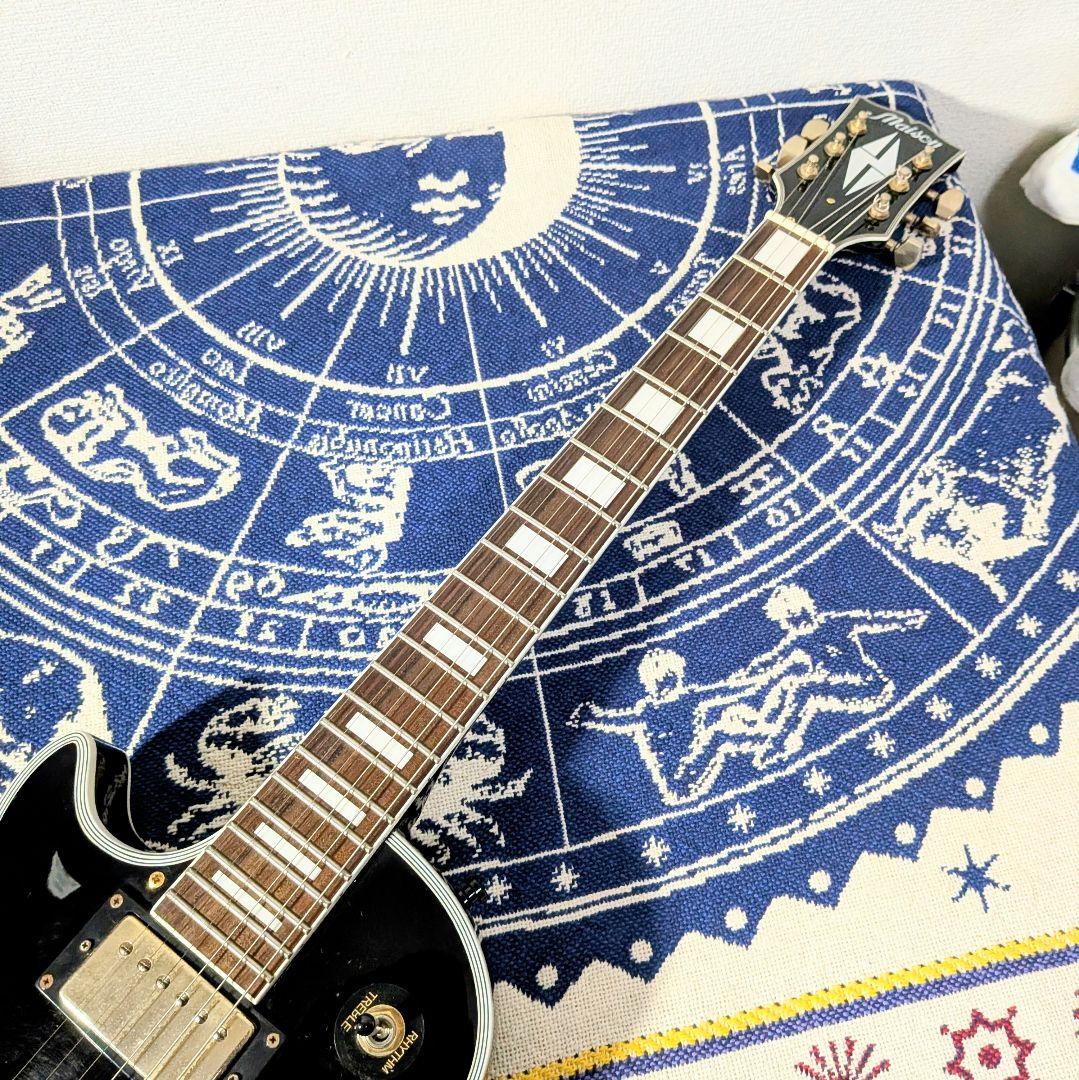 レスポールカスタム 左 レフティ エレキギター 黒金 - メルカリ