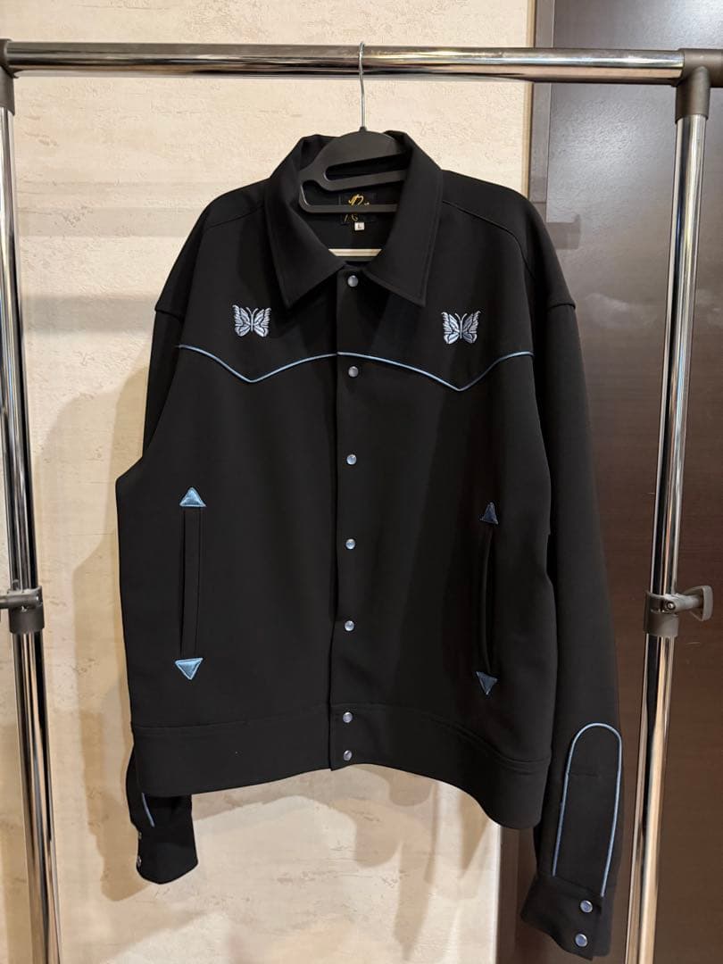 ニードルズ　Needles 蝶刺繍 カウボーイジャケット NEEDLES/ニードルズ/PIPING COWBOY JACKET - DOUBLE CLOTH | L.H.P