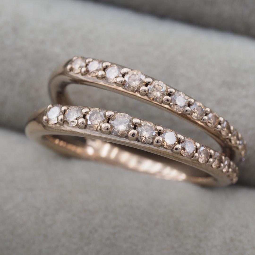 カシケイ リング ダイヤ マーシネス 12号 K18BG