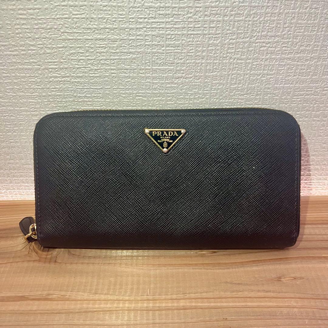 【美品】 PRADA サフィアーノ 長財布