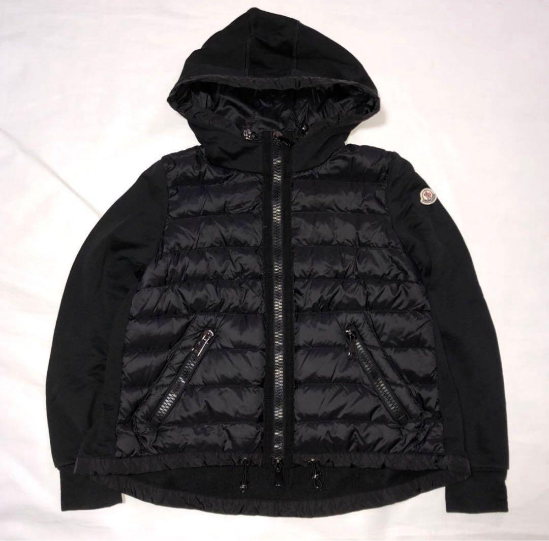 MONCLER モンクレール ダウンジャケット　ニット　ブラック XS国内正規品