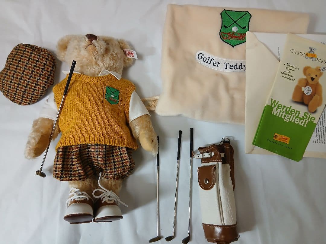 Steiff ゴルフプレイヤー　テディベア Steiff ゴルフプレイヤーテディベア 【公式通販】