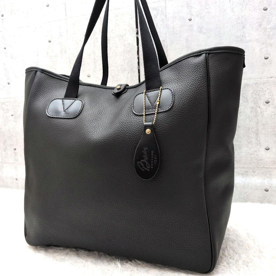 【現行 極美品】ブレディー　レザー　スモールキャリーオール　トートバッグ　黒