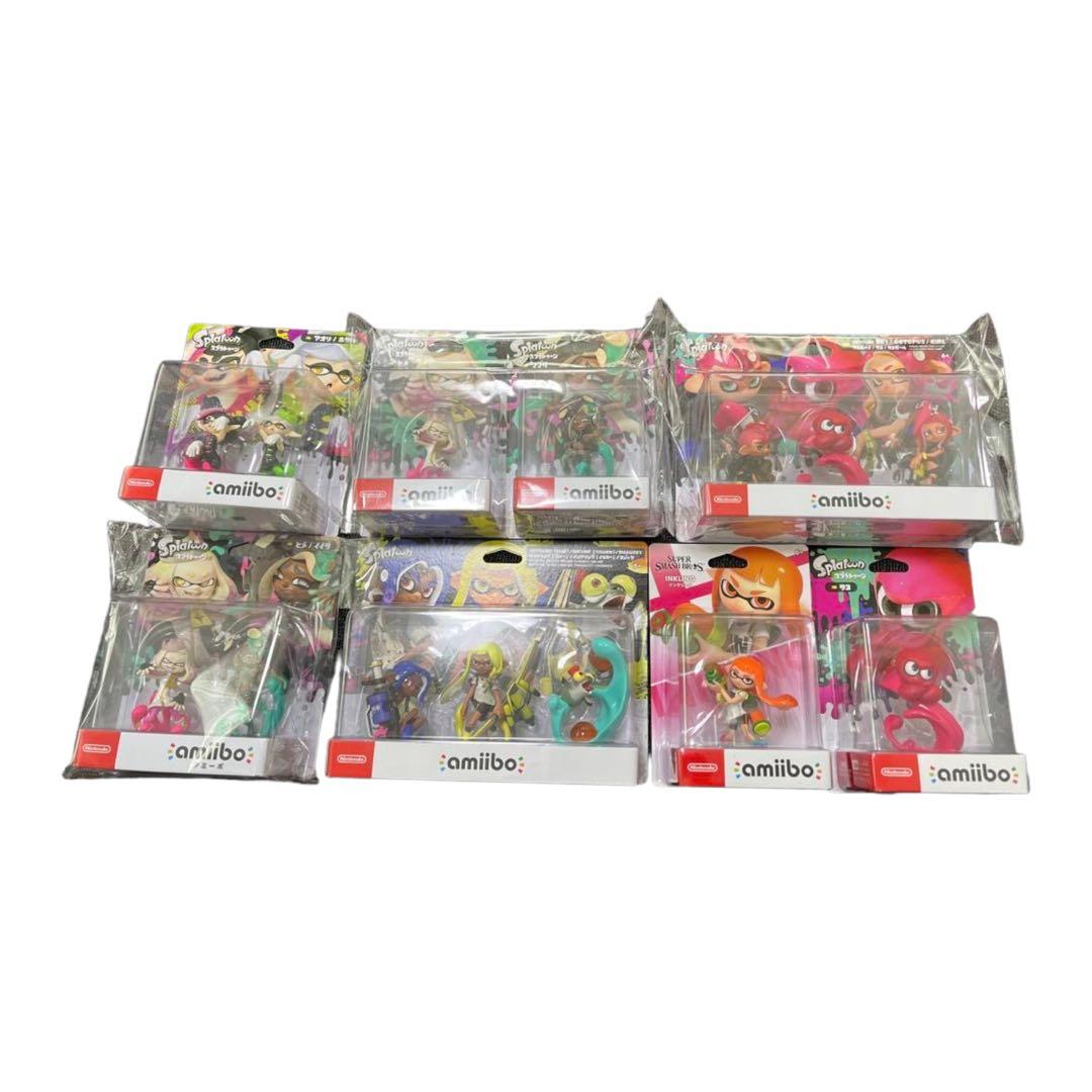 スプラトゥーン amiibo アオリ　ホタル　ヒメ　イイダ　タコ　タコガール