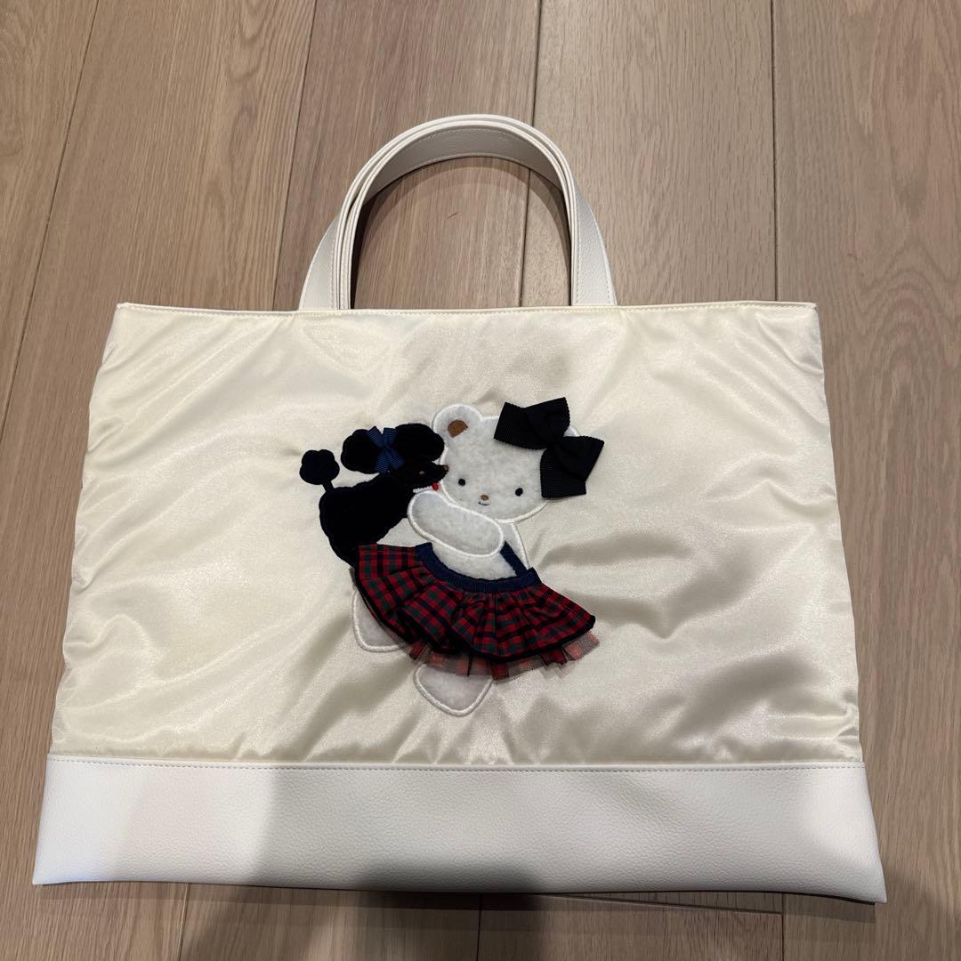 ファミリア Bibiy. ビビィ 白 バッグ - メルカリ