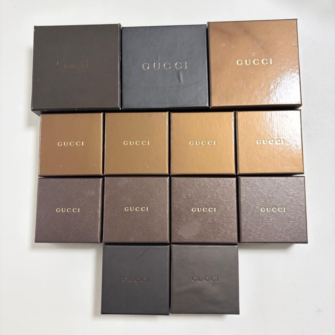 グッチ アクセサリーケース 保存袋 空箱 13個セット まとめ売り