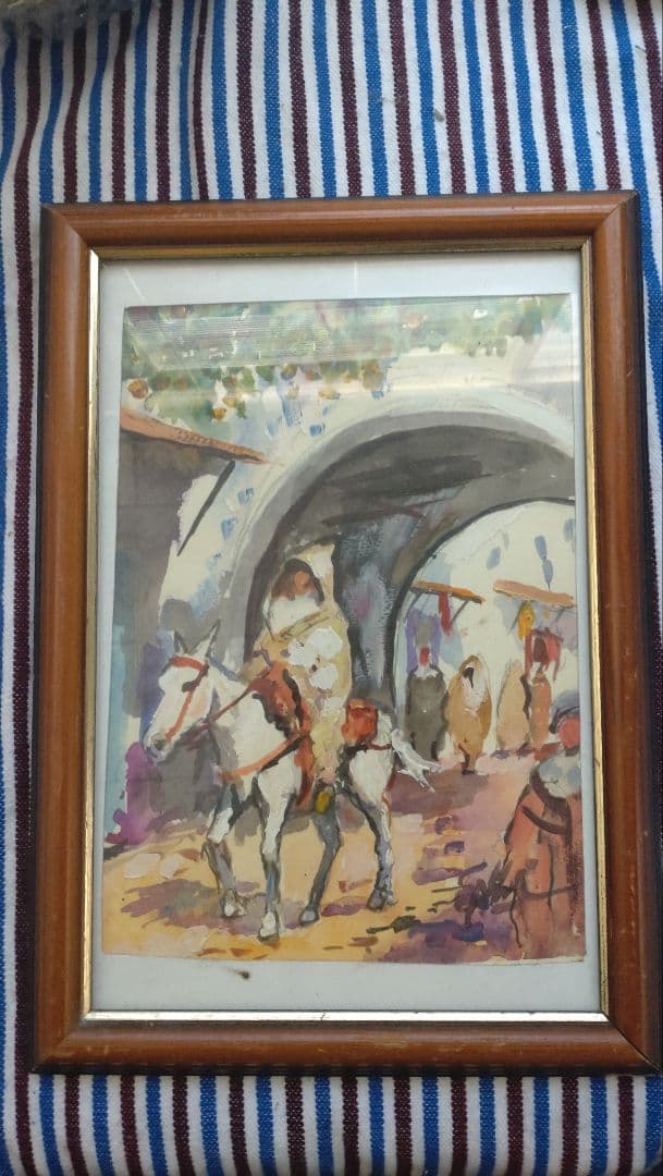 テトゥアン出身の画家ハサン・スシによる小品絵画。