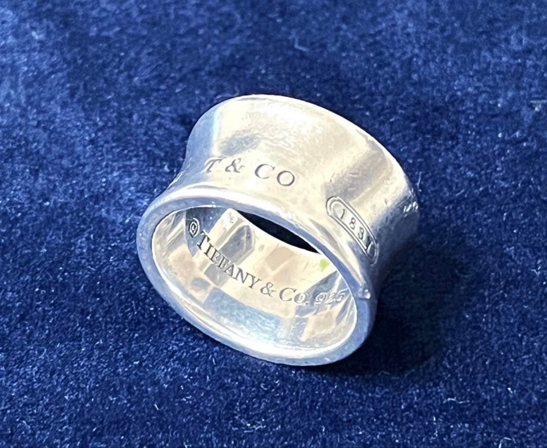ティファニー 1837 リング ワイド 16号 シルバー925