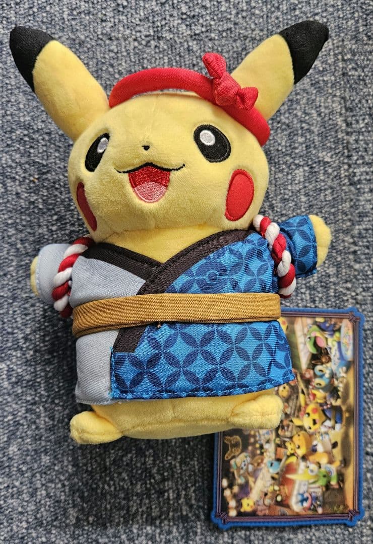 2016 ポケモンセンター限定　おまつりピカチュウ　ぬいぐるみ　未使用 Amazon.co.jp: ポケモンセンターオリジナル ぬいぐるみ おまつり