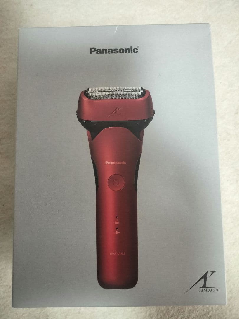 ラムダッシュ3枚刃 ES-L340D-R 新品未開封【パッケージに剥がれ有】 パナソニック ラムダッシュ3枚刃 ES-L340D-R 1台 - アスクル