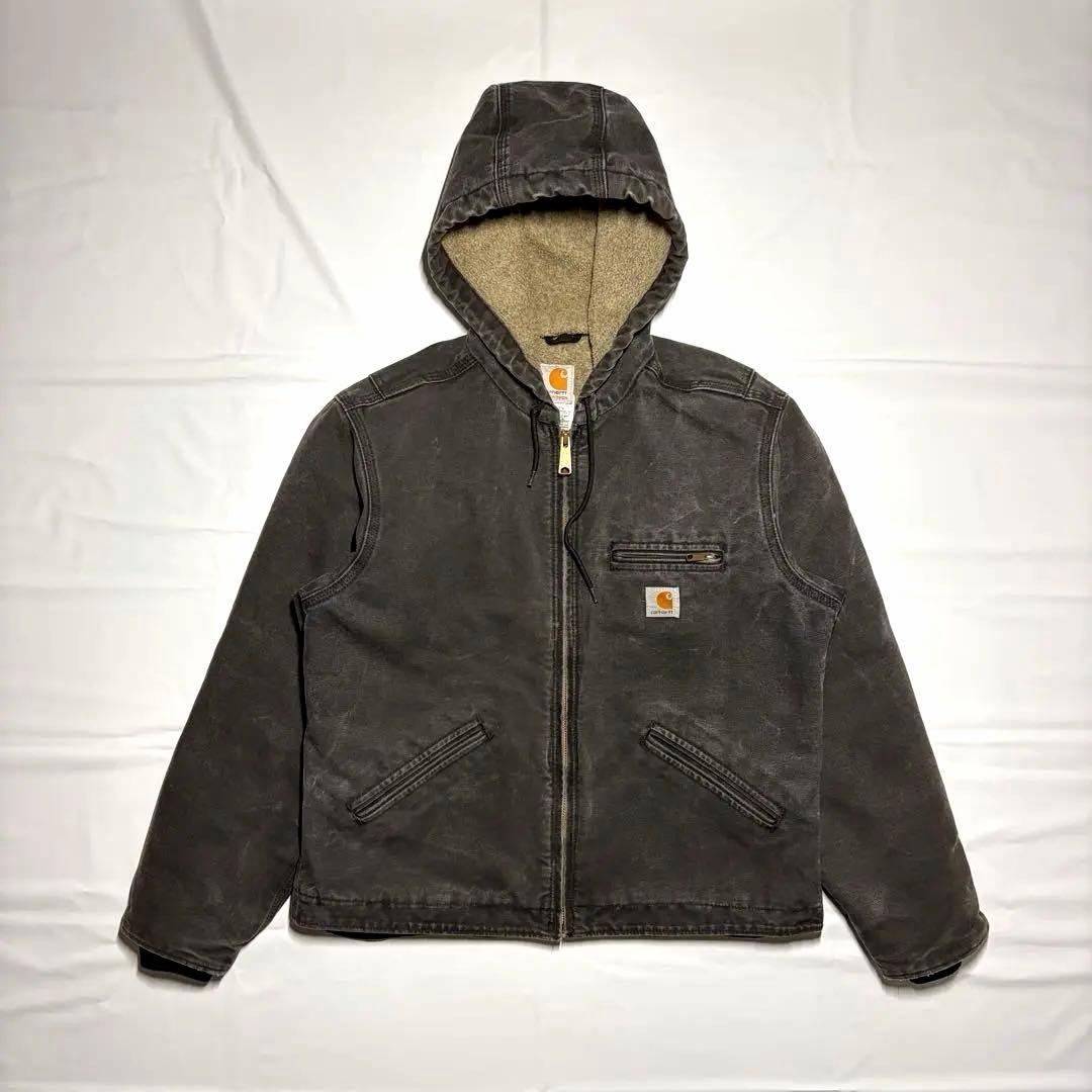 [M] Carhartt J141 BLK アクティブジャケット フード　付き￼