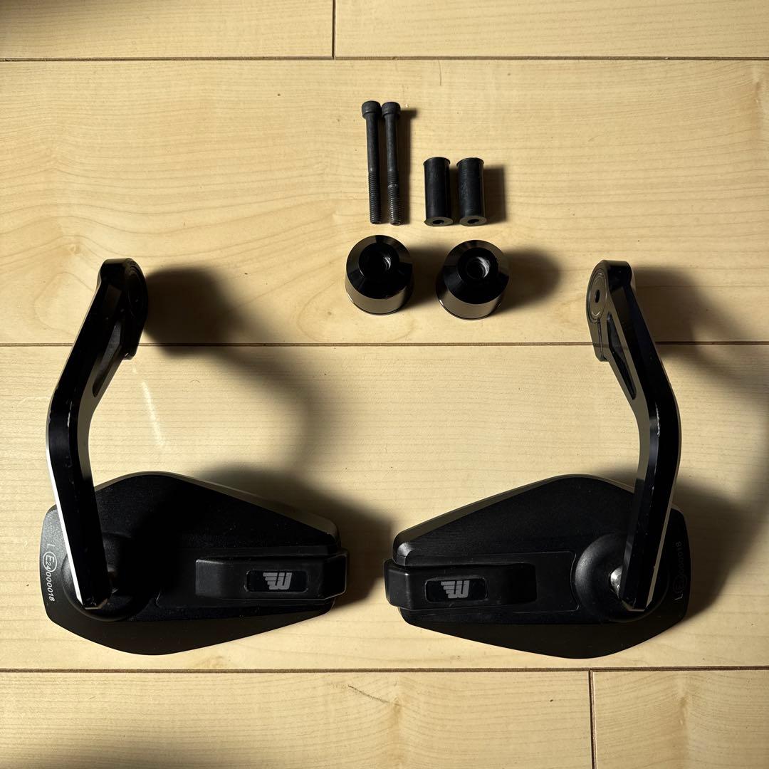 ワンダーカインド　バーエンドミラー、POSH ミドルウエイトバーエンド　セット