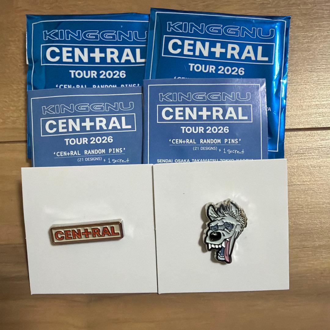 King Gnu CEN+RAL Tour 2026 ピンズ - メルカリ