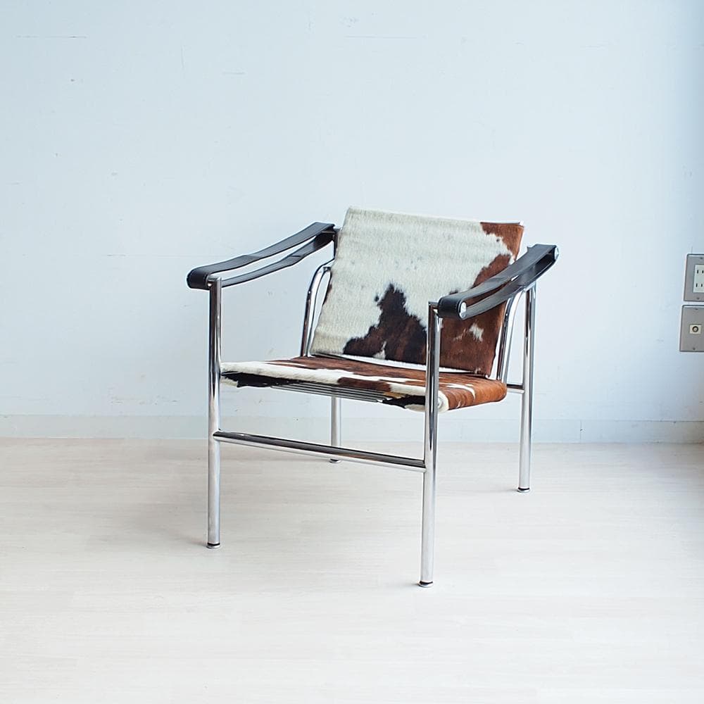 正規品 カッシーナ/Cassina LC1 スリングチェア 本革ハラコ