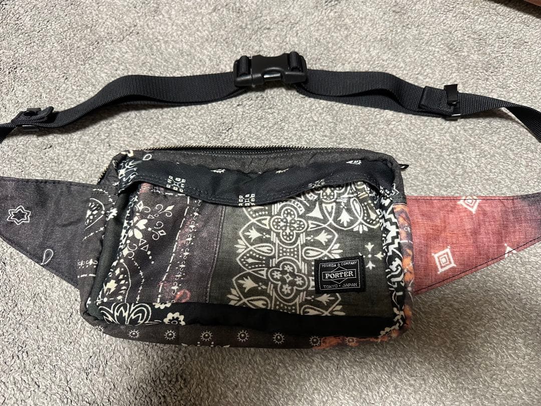 PORTER•NEIGHBORHOOD バンダナ柄 ボディバッグ PORTER•NEIGHBORHOOD バンダナ柄 ボディバッグ 2026年最新