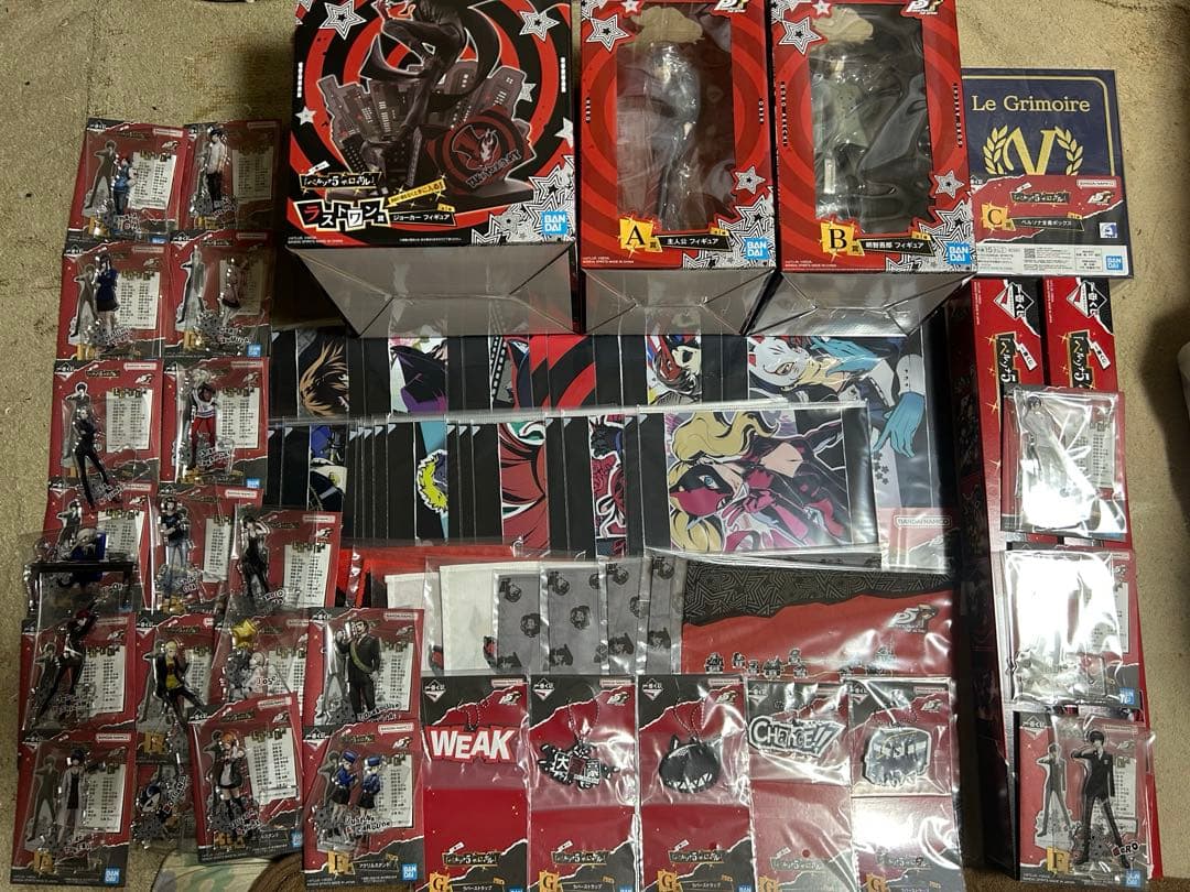 一番くじ ペルソナ5ザ・ロワイヤル ラストワン、A、B賞 その他62個セット