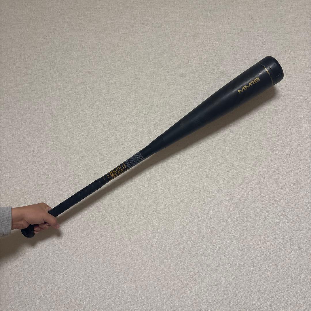 美品　SSK MM18 軟式野球用バット　78cm