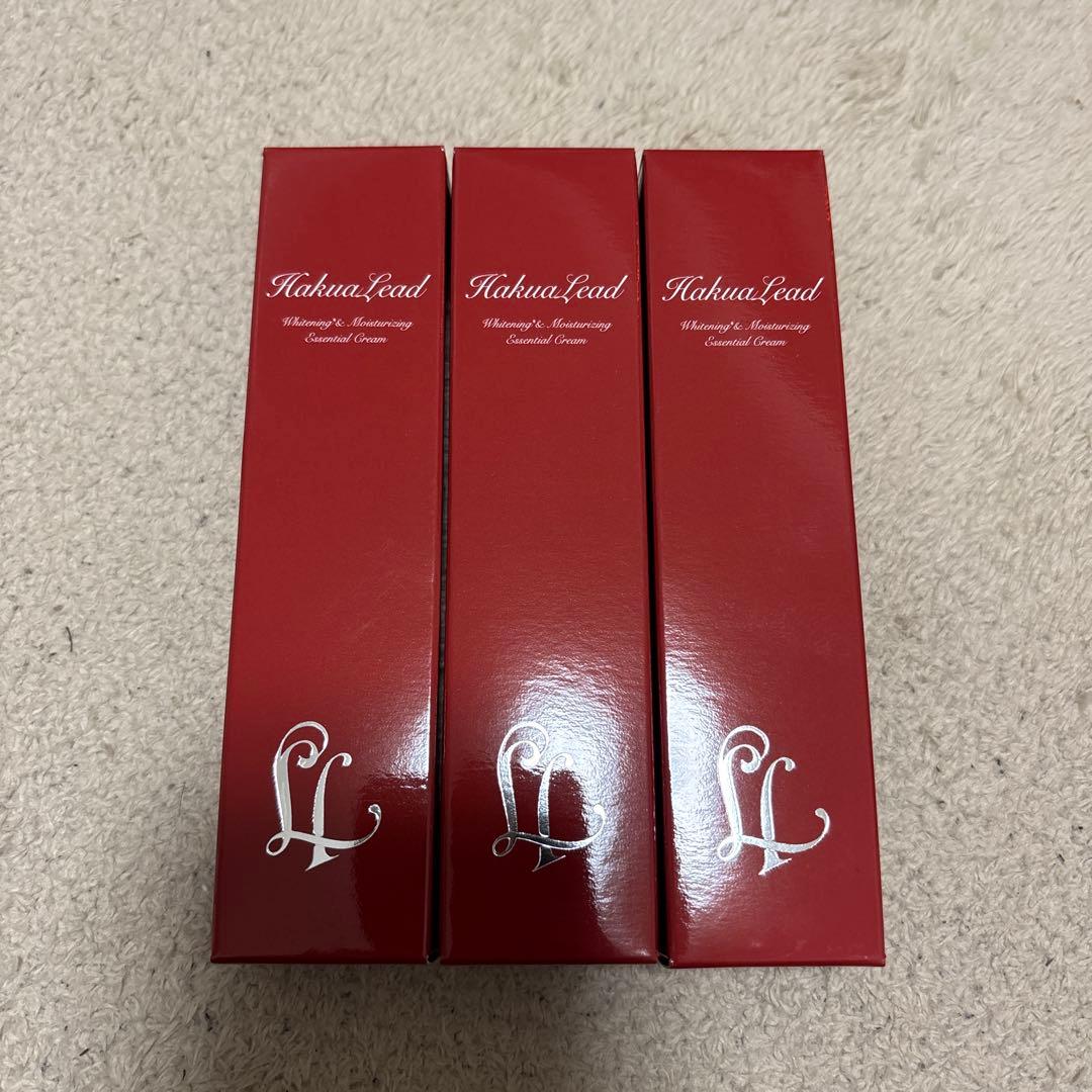 ハクアリード　フェイスクリーム 3本セット ハクアリード ホワイトニング＆モイスチャライジング エッセンシャル