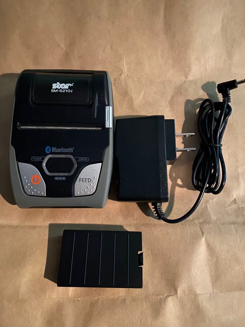 スター精密SM-S210i Bluetoothプリンター　バッテリー欠け有り