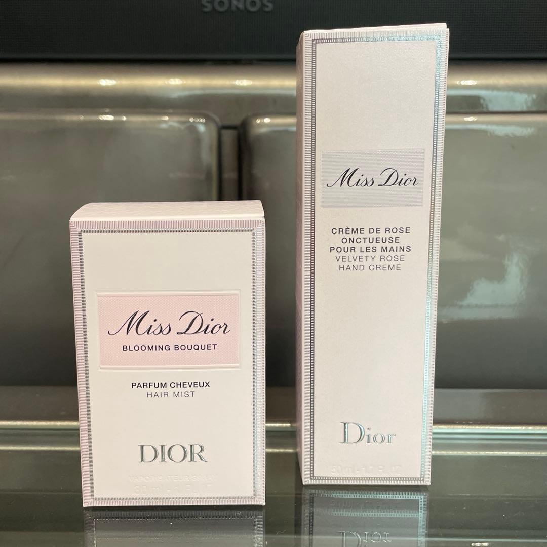 Miss Dior ヘア ミスト&ハンド クリーム　セット　（ショッパー有り） Amazon.co.jp: DIOR(ディオール)ショッパー付き ミス ディオール ヘア