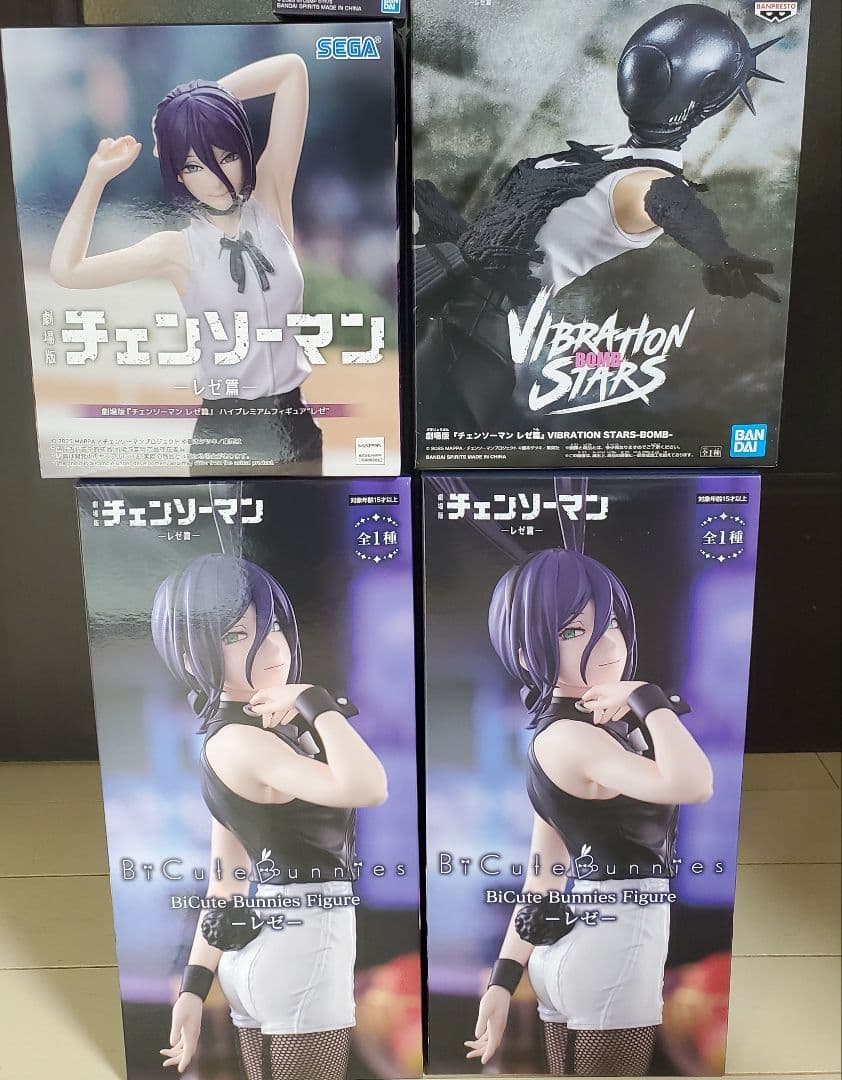 劇場版チェンソーマン レゼ篇 レゼ フィギュア　5体セット まとめ売り バニー