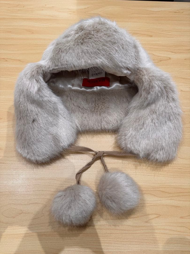 hisa　新品未使用品 MAX&Co. レディス ファーキャップ ベージュ