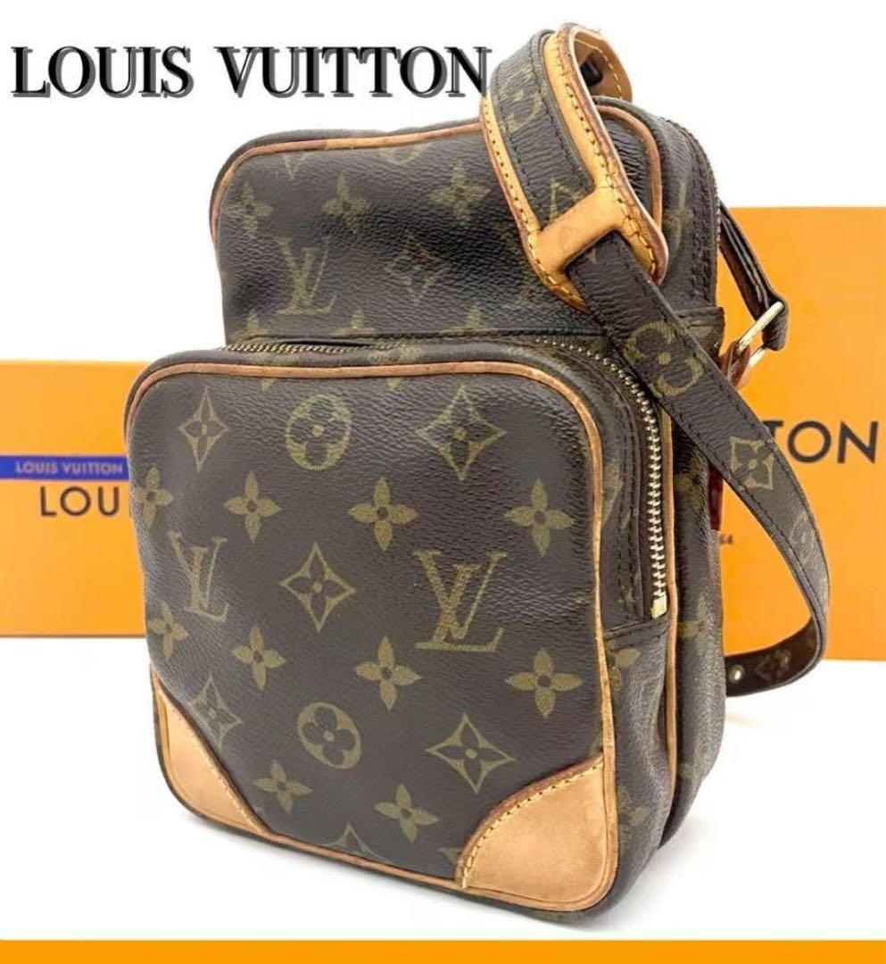 ルイヴィトン ショルダーバッグ モノグラム アマゾン ポケット ハゲなし